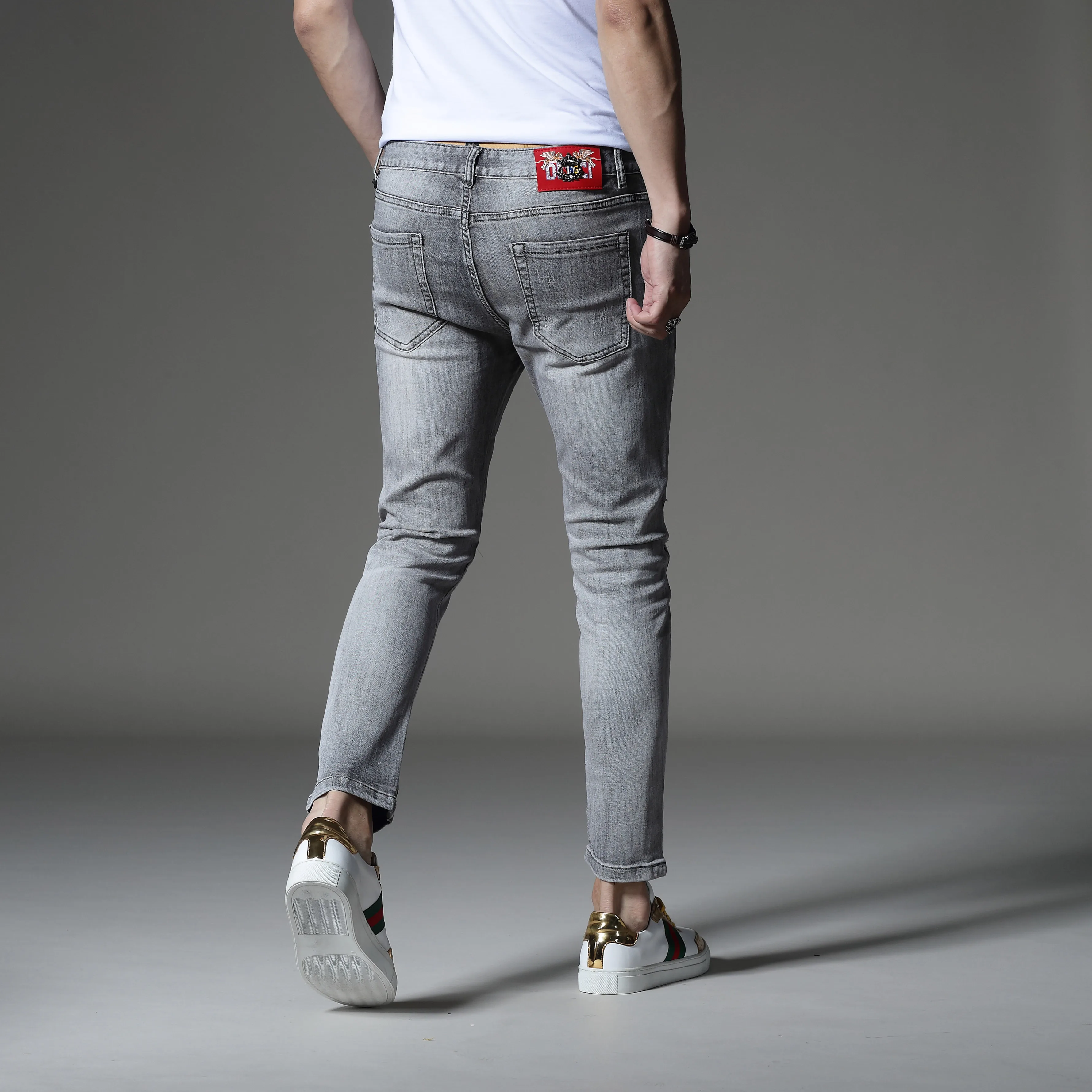 
young custom Printed slim Animal pants joggers ton jeans for men 