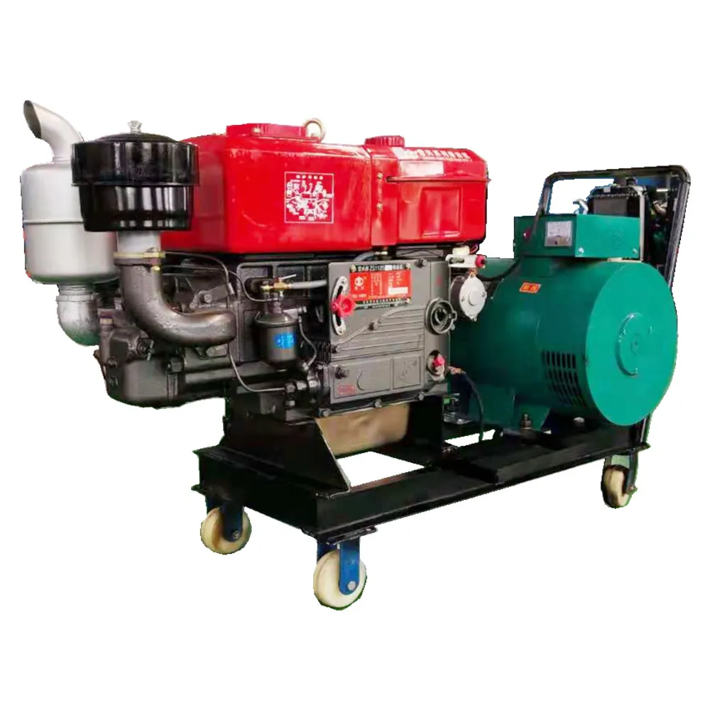 8KW 10KW 12KW 15KW 20KW 24KW с водяным охлаждением одноцилиндровый дизельный двигатель changchai gf1-20kw дизель-генераторная установка