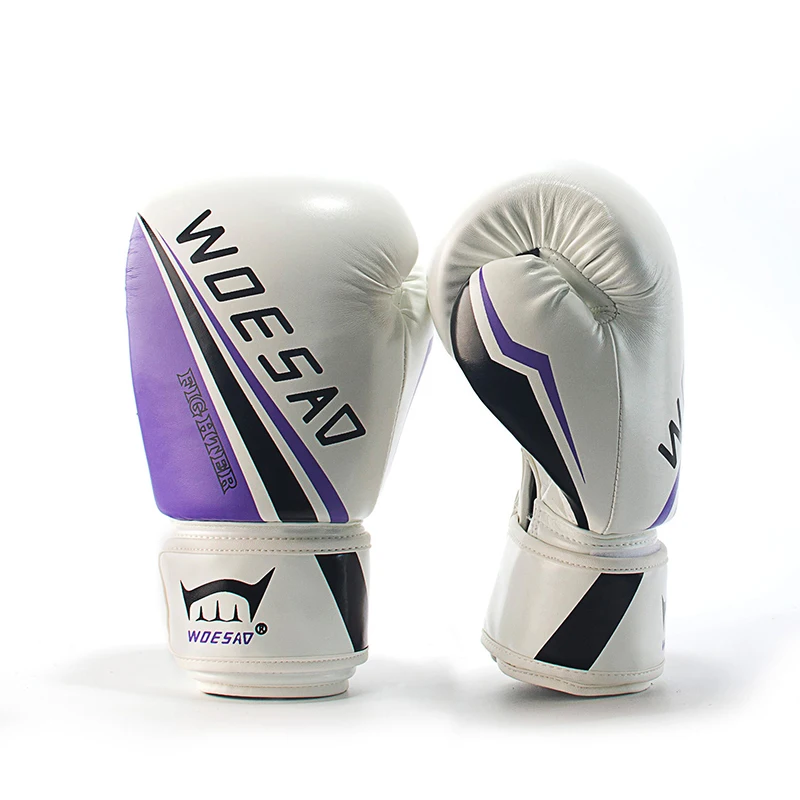 Wholesale Oem Custom Fitness Training Design Logo Pu Leather Thai Mma Boxing Pro Gloves