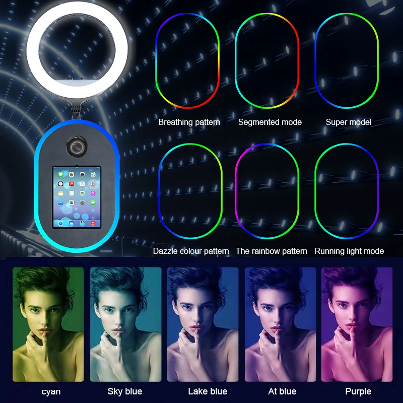 Newly Vogue Digital 10.2 10.5 10.9 11 12.9 Inch Ipad Camera Photo Booth Shell Remote Control Selfie Ipad DSLR Photo Booth