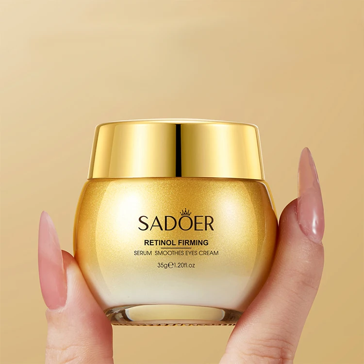 SADOER Private Label Anti-Wrinkle Dark Circle Removal Caffeine Light Not Oily Moisturizing retinol Eye Cream