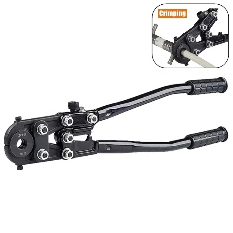 Mechanical Pipe Crimping Tool Crimping Range 16-26mm Pex Crimping Tool Pipe Fitting Tool with U and TH dies