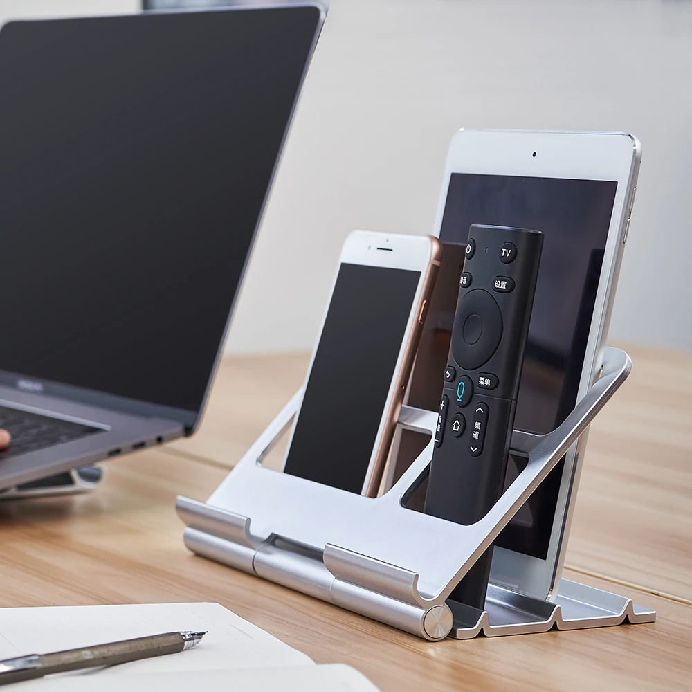 Factory Price Adjustable foldable Multifunctional Portable Desktop Storage Holder plastic laptop stand