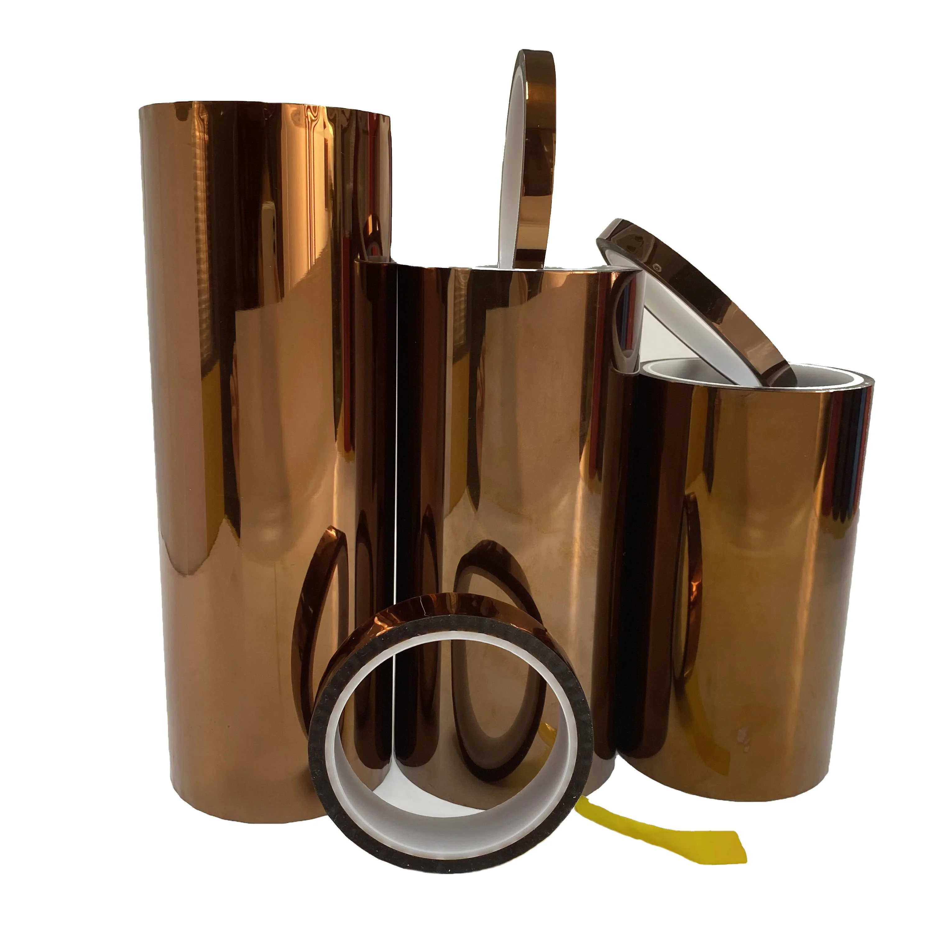 Wholesale Custom Teal Gold Finger High Temperature Tape Insulating Non-residual Polyimide Tape