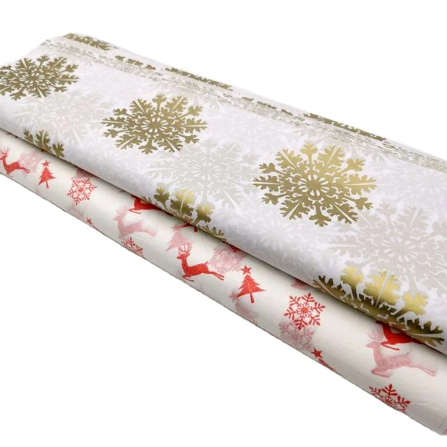 Рождественская Праздничная упаковочная бумага для упаковки подарков