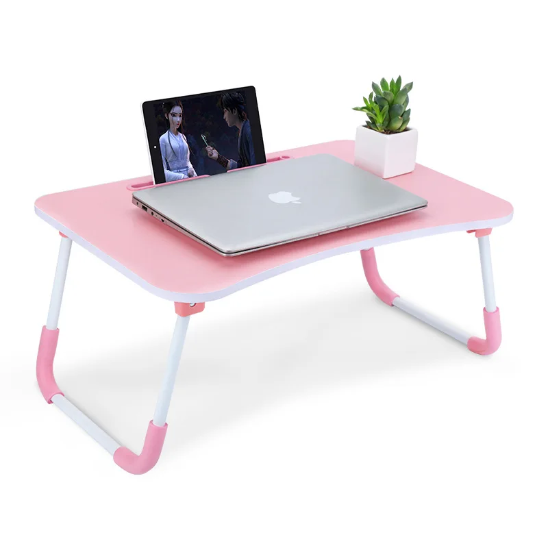 Folding Laptop Desk Lazy Home Office Work Sofa Bed Dormitory Tablet Book Stand Food Coffee Tray Table