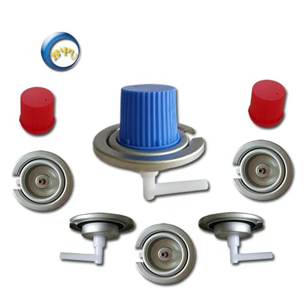 2024 hot sale  Butane gas stove spray valve with red cap used for empty tin cans by BYU