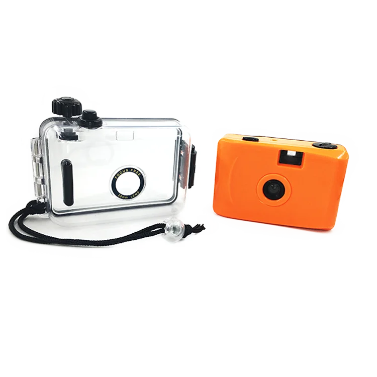 
Reusable Underwater Waterproof Film 35mm LOMO Camera Cheap Ultra Compact Camera Clear Plastic Casing Wholesale China Promotion 