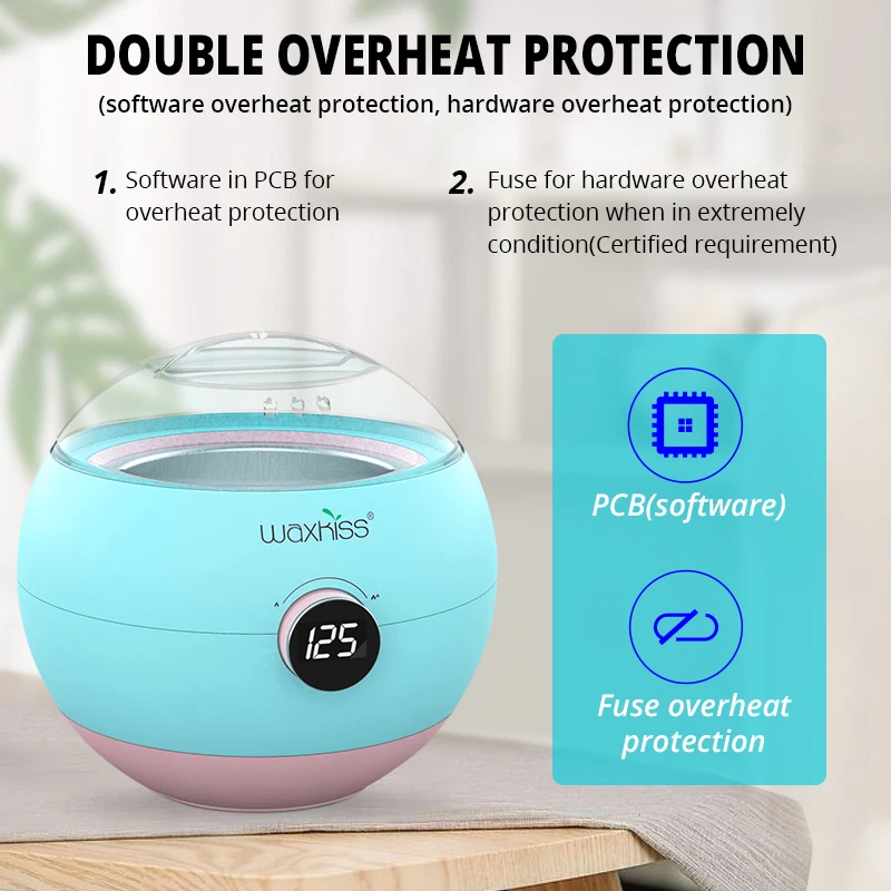 Hot Selling Wax Warmer Professional 500ml Electric Wax Heater Body Hair Removal Home Spa Waxing Products