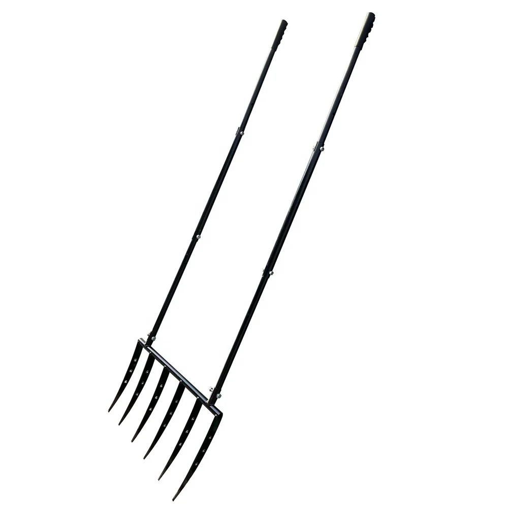 Farm and Garden Broad fork Aerate Clay Soil for Farm Hand Tiller Garden Claw