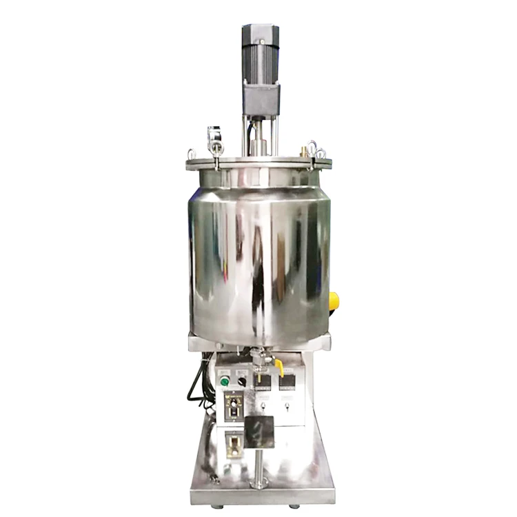 20L heated pressurized vacuum filling machine  Cosmetic lipstick filling machine
