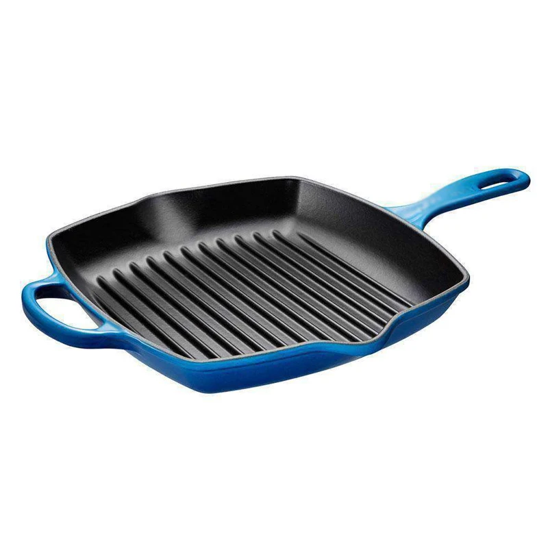Cast Iron Enamel Square Frying Pan Skillet For Household and Restaurant Stove Baking Dish Pan