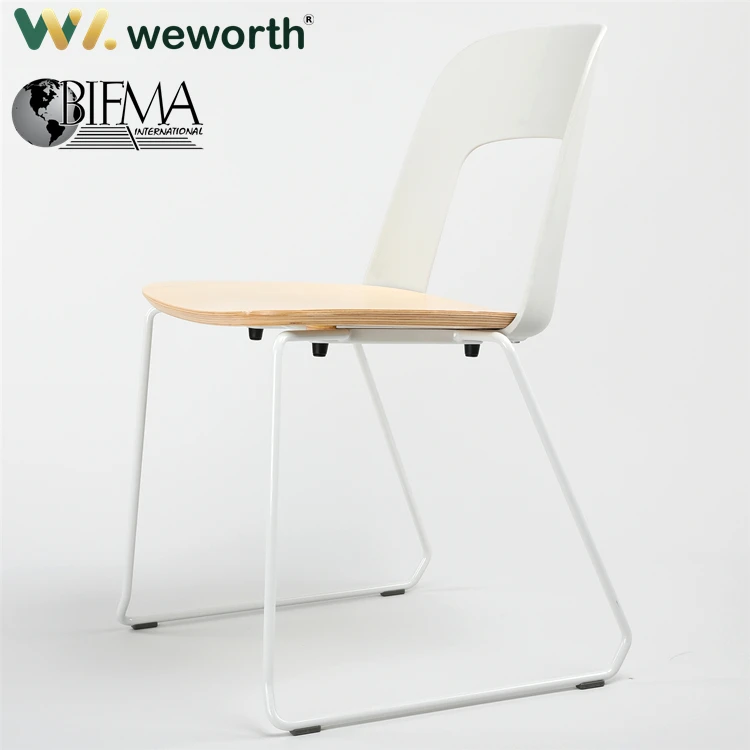 Weworth OEM Dining Furniture Red Dot Awards 2020 Pp Arm Stackable Nordic Style Leisure Coffee Chair