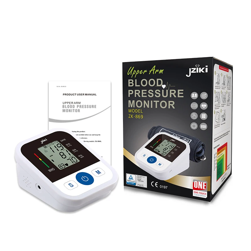 CE  Approved Medical  Sphygmomanometer  arm type tensiometer  Digital Blood Pressure Monitor taking BP monitor for ho
