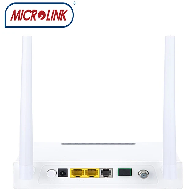 FTTH Fiber Optic Network Modem Router 1GE+1FE+ FXS+CATV Wifi 5dBi GPON  XPON ONU