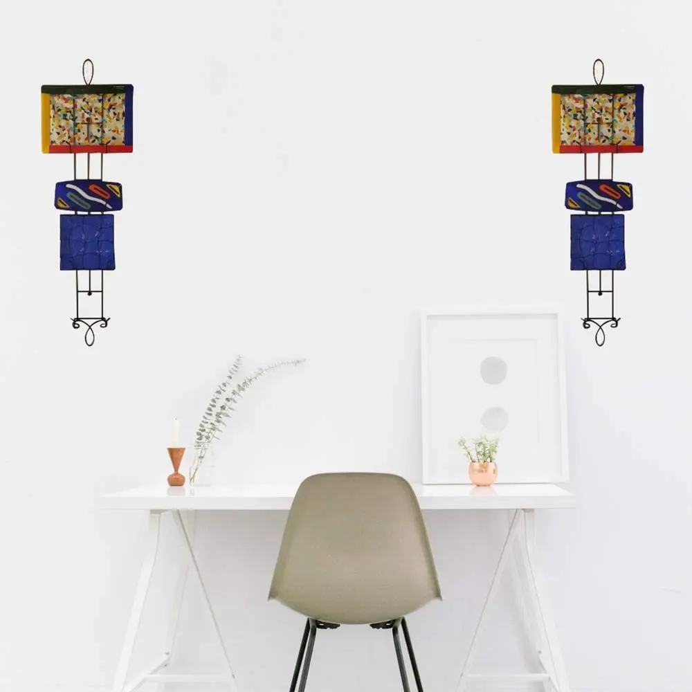 Wall-mounted metal display easel mural easel ceramic display stand plate display stand