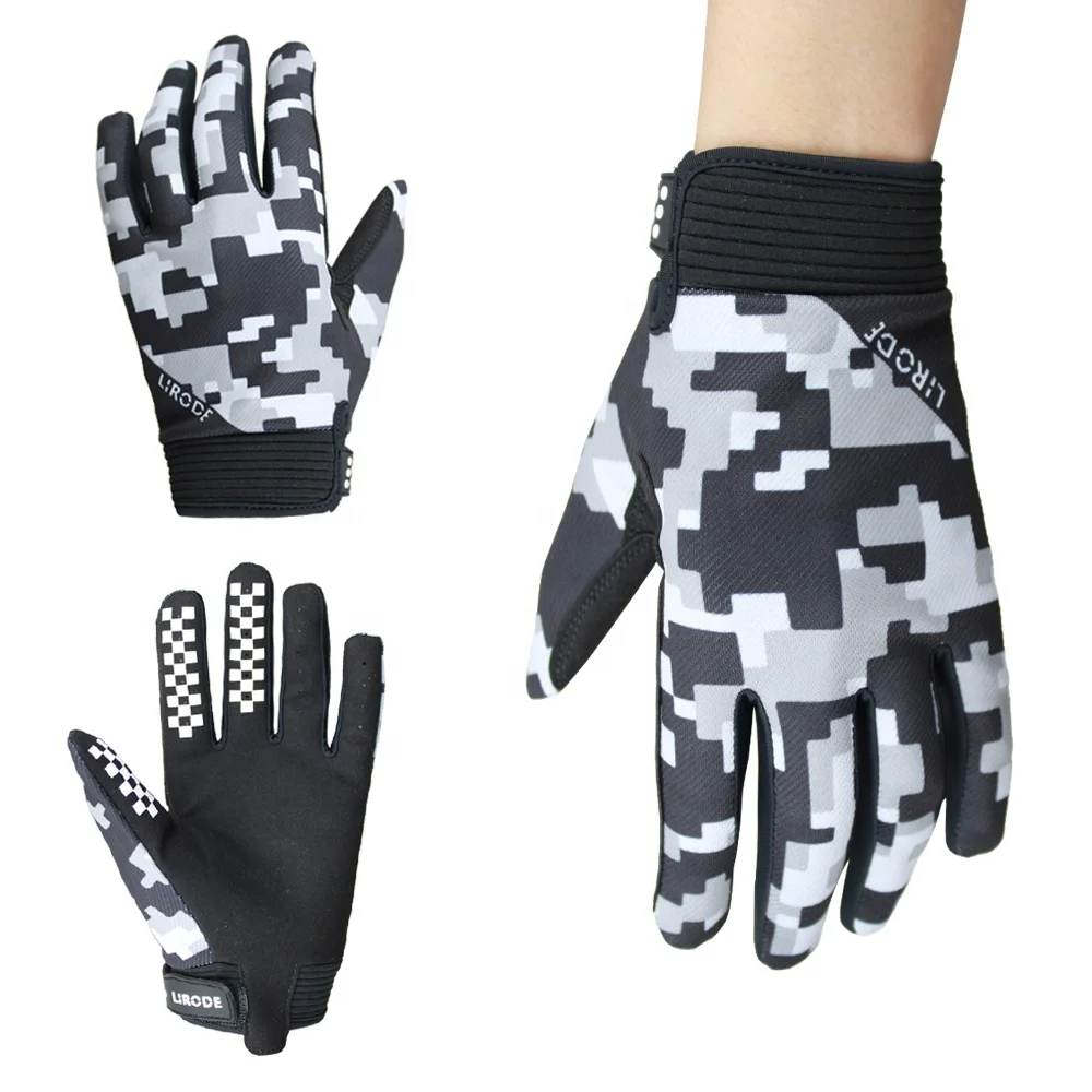 Men Women Motocross Riding Driving Tactical Gloves Custom Non Slip Protective Racing ATV Gloves For Dirt Bike MTB BMX XC DH