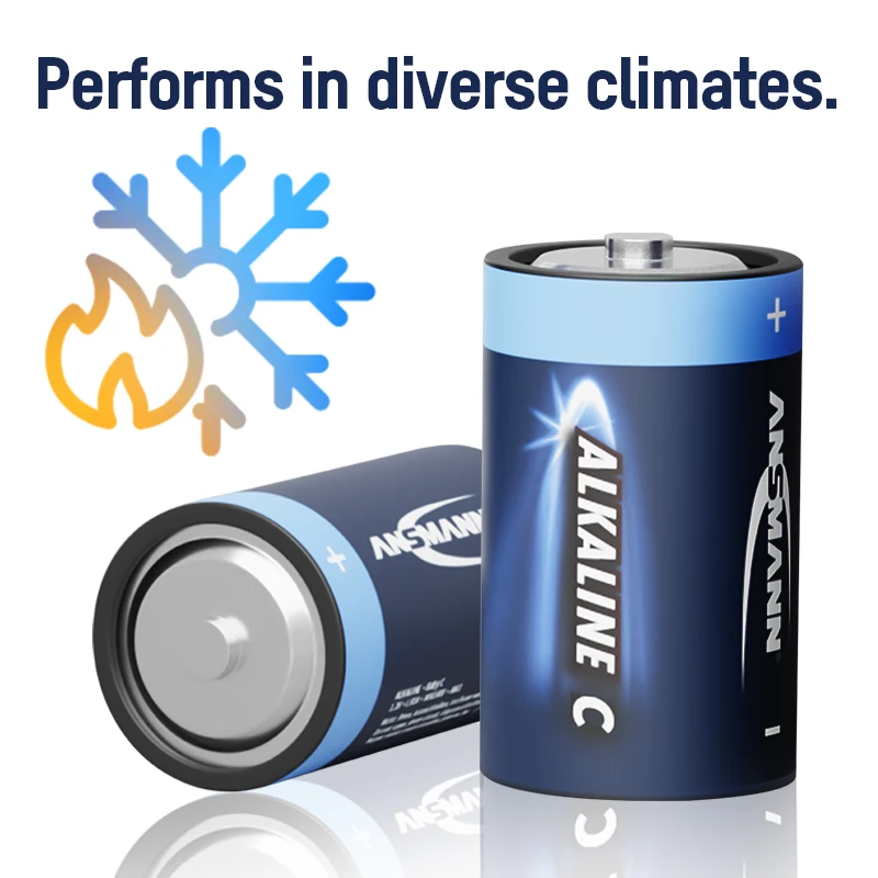 Ansmann EU standard alkaline C LR14 AM2 battery C LR14 batteries 1.5V alkaline battery