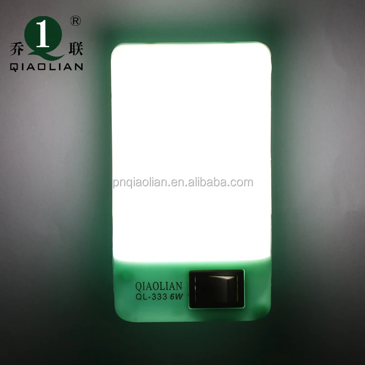 Cross-border products energy saving 6W soft LED night light 110-250V socket switch bedside children bedroom access stairs night