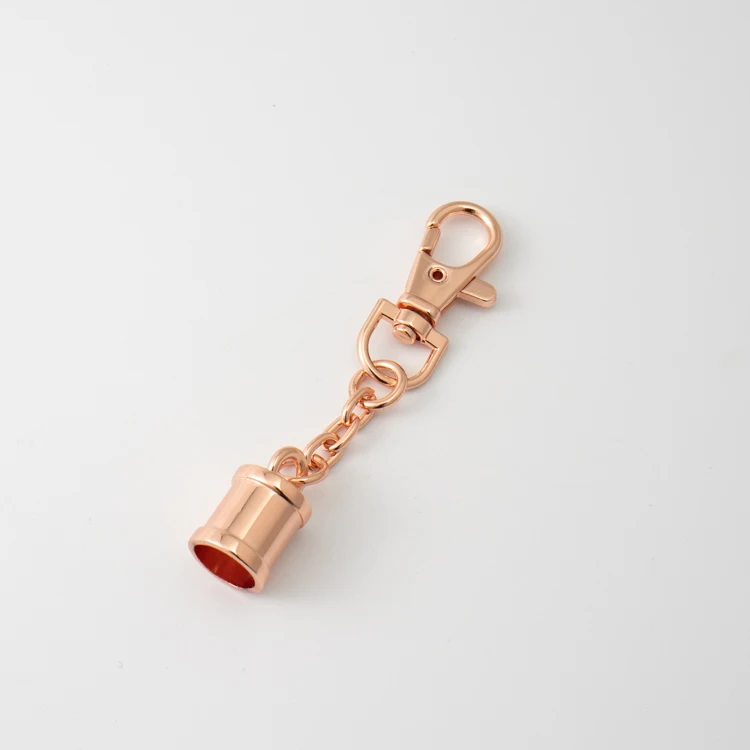 Beautiful style  light gold tassel chain  key ring chain for  luggage accessories