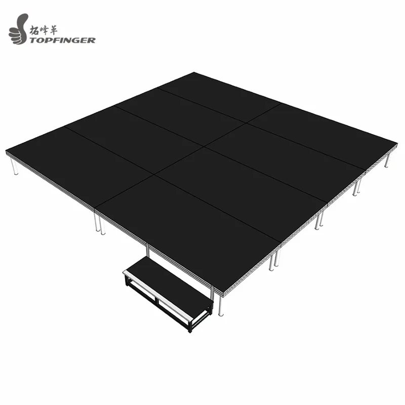 Новая продукция TFR портативная сценическая система 4 м x с 200 мм nivtec-сценой для мероприятия
