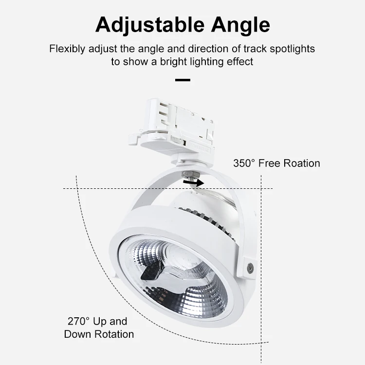 ANTI-GLARE DESIGN Lighting AR111 Track Light  LED Track Light for Showcase, Residential