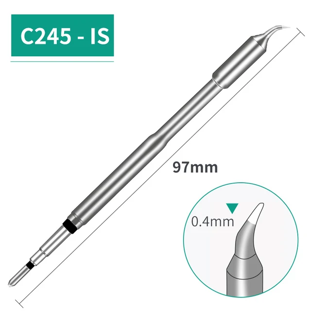 High Quality C245 Soldering iron Tips 6 Types I IS K SK 2C 2.4D Lead Free For Soldering Station Soldering Iron Handle Tips