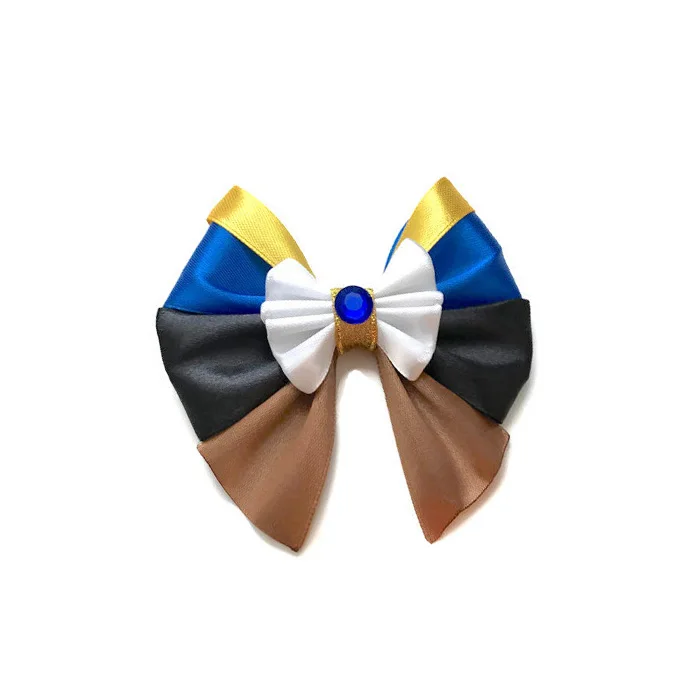 Princess Inspired Hair Bow clip yellow red Over the top  feather bow girl headbands customs hair accessories for toddle and girl