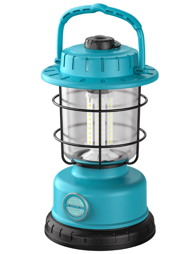 High Quality ABS IP65 Waterproof Portable Emergency USB Rechargeable LED Camping Lantern Light