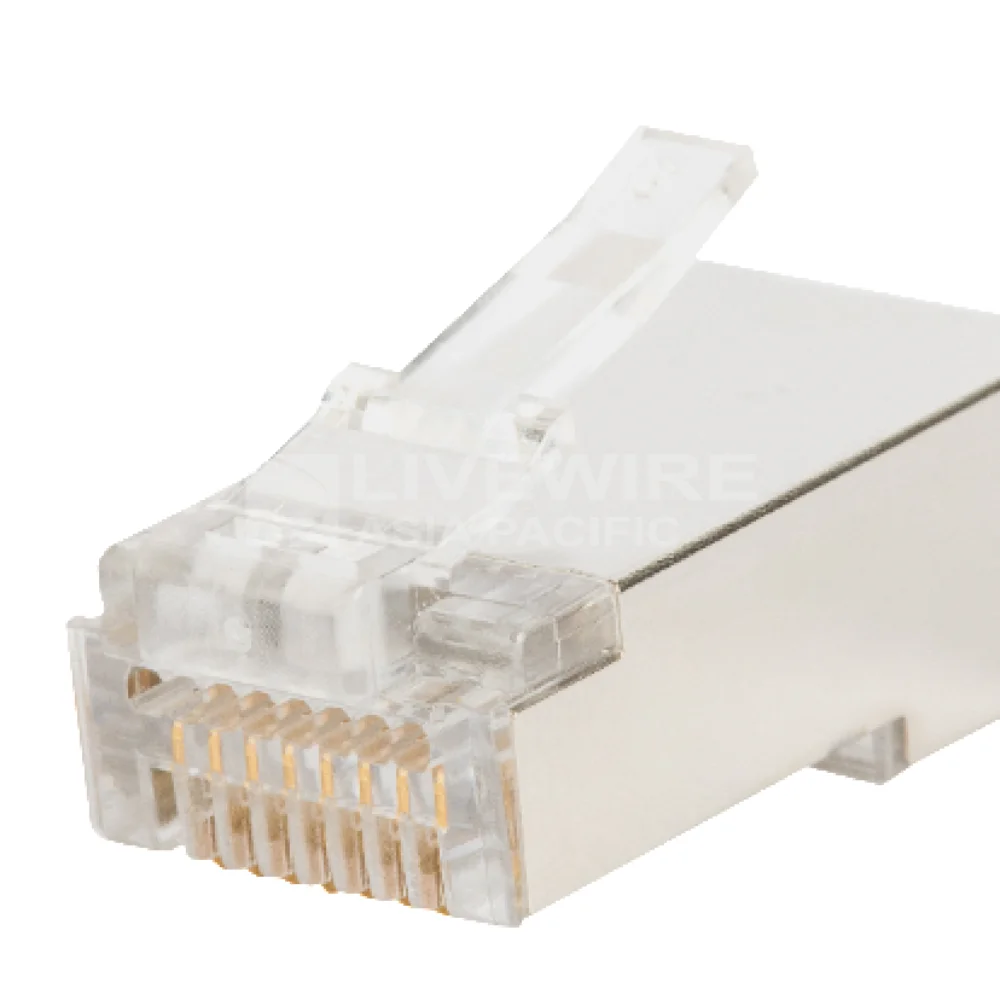 Заводская Продажа торговая гарантия 8p8c utp cat6 cat5 экранированный штекер соединитель rj45