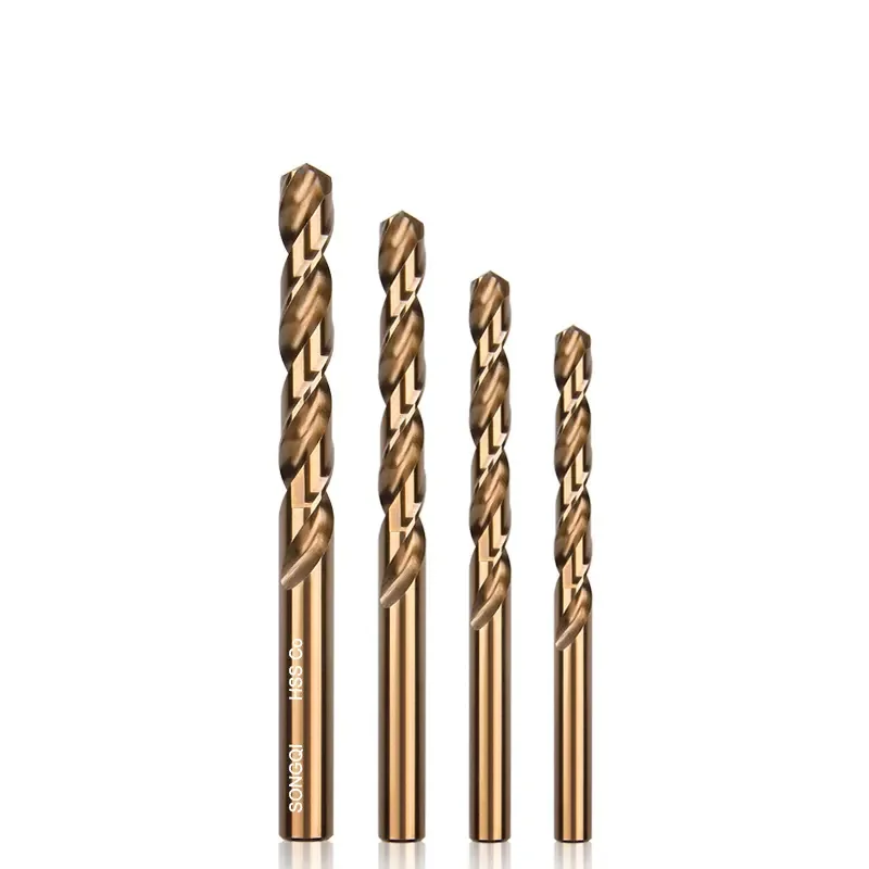 German HSS M35 Cobalt 5% Parallel Shank Twist Drill Bits For Stainless Steel/Steel/Metal