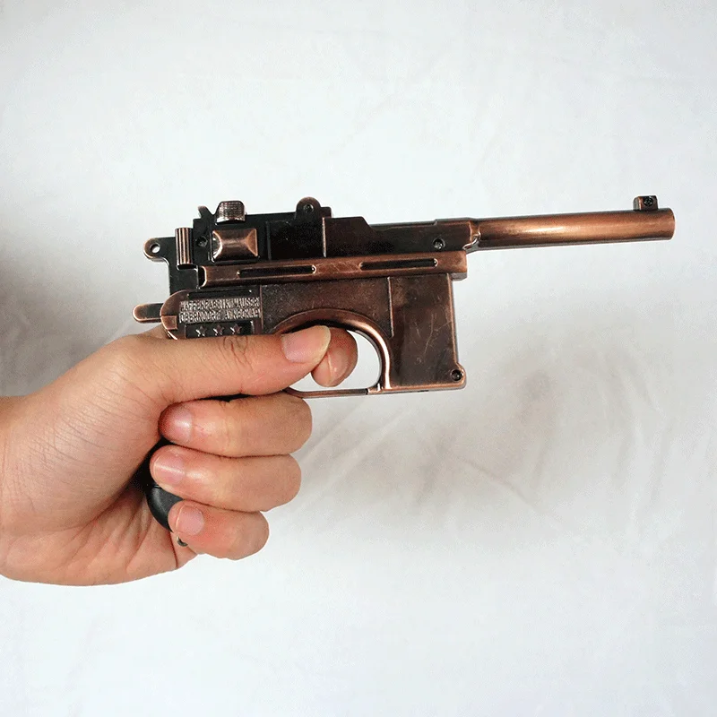 
Wholesale Metal Crafts Novelty Anitque Pistola Toy Gun Gifts for Children 
