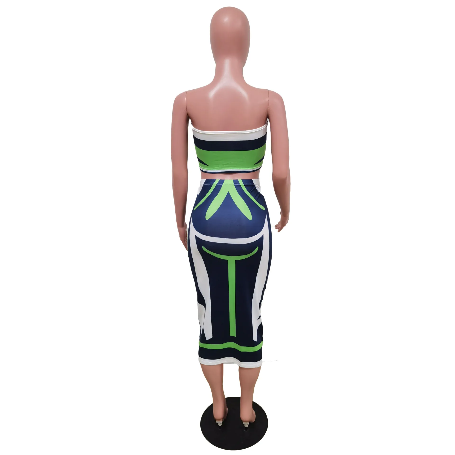 S to 2XL 2022 Summer Women Luxury Clothing Lounge Wear 2 Piece Sexy Skirt Set