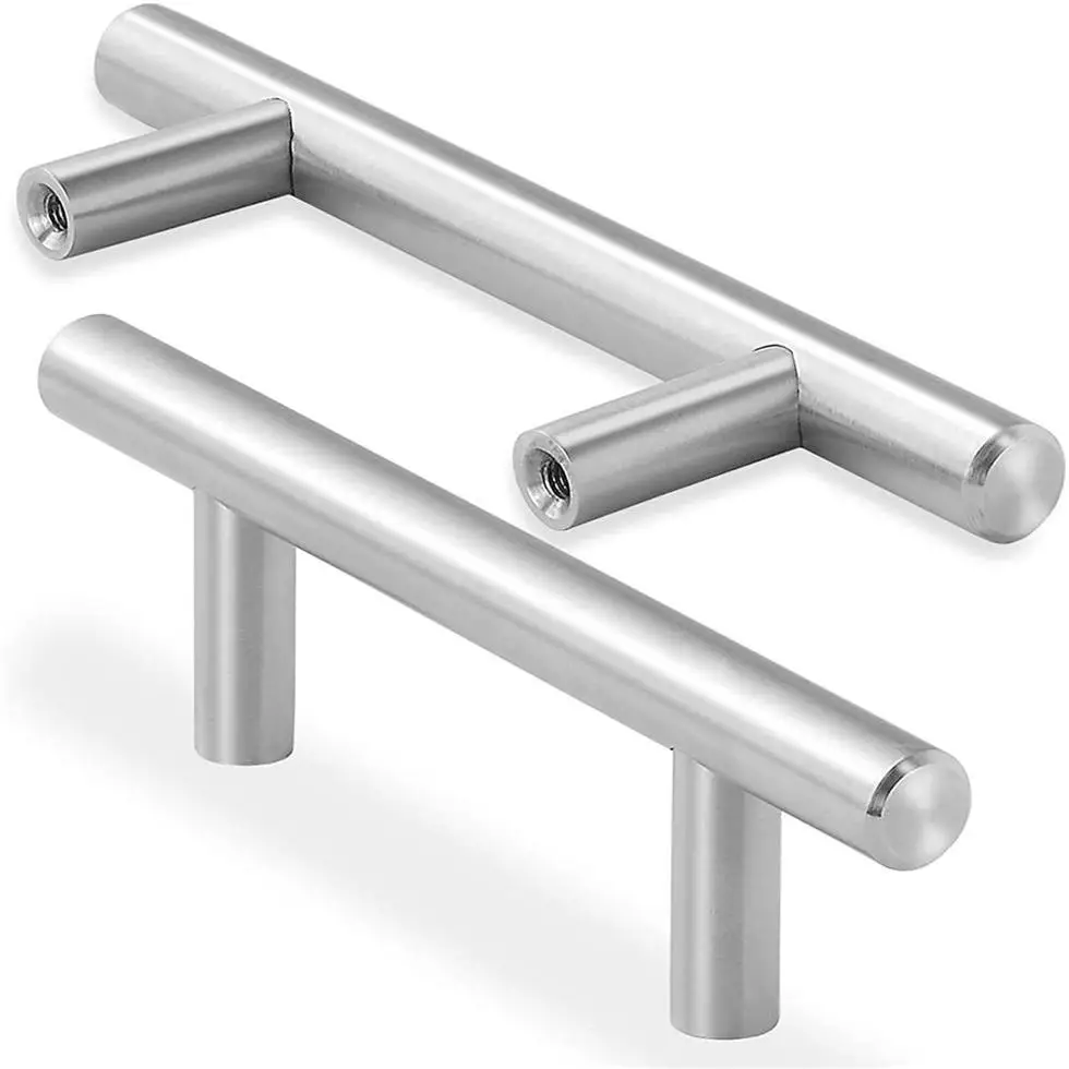 
Hot Sale Stainless Steel Pull Handles Brushed Nickel Cupboard Kitchen Knobs Drawer Furniture Door Handle For Furniture 