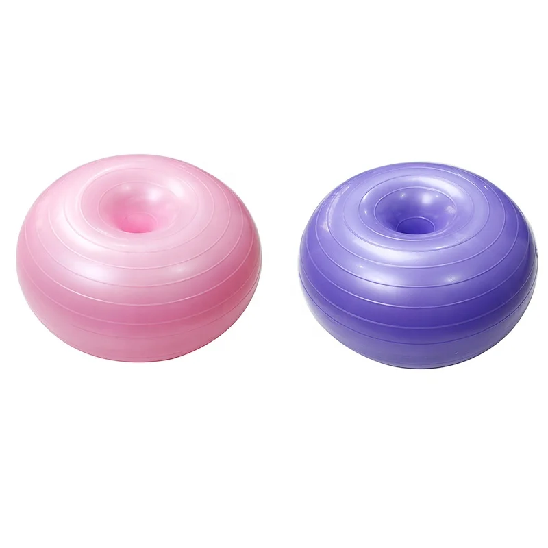 Thicken Inflatable Anti-Explosion Balance Trainer Ball Students Donut Gym 50cm Fitness Equipment
