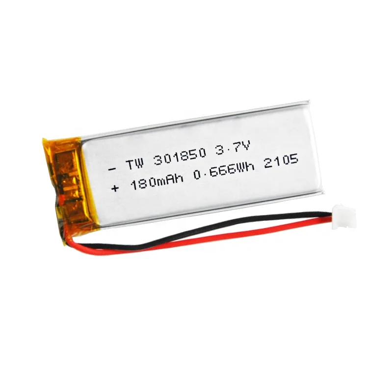 3 7 V 180Mah 301850 полимерная перезаряжаемая литиевая батарея имеет сертификацию