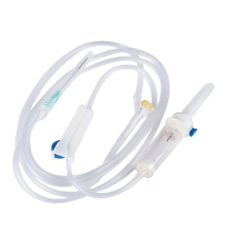 Manufacturer Sterile Luer Lock Infusion Giving Sets IV Set Medical Intravenous Disposable IV Infusion Set With Needle