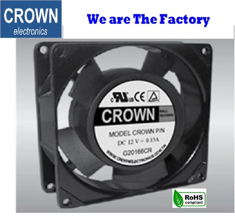 Crown 9225 AC cooling  O10 DC FAN for laptop