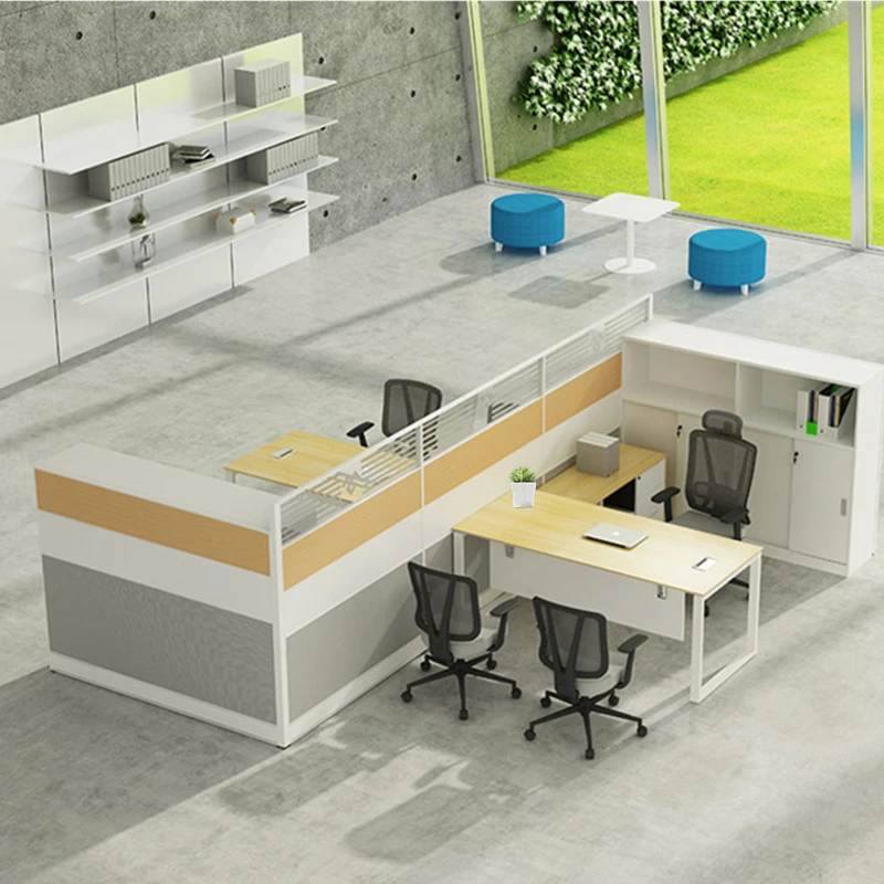 Commercial Call Center Wooden Modern Modular Desk Furniture Table Workstation Office Cubicle