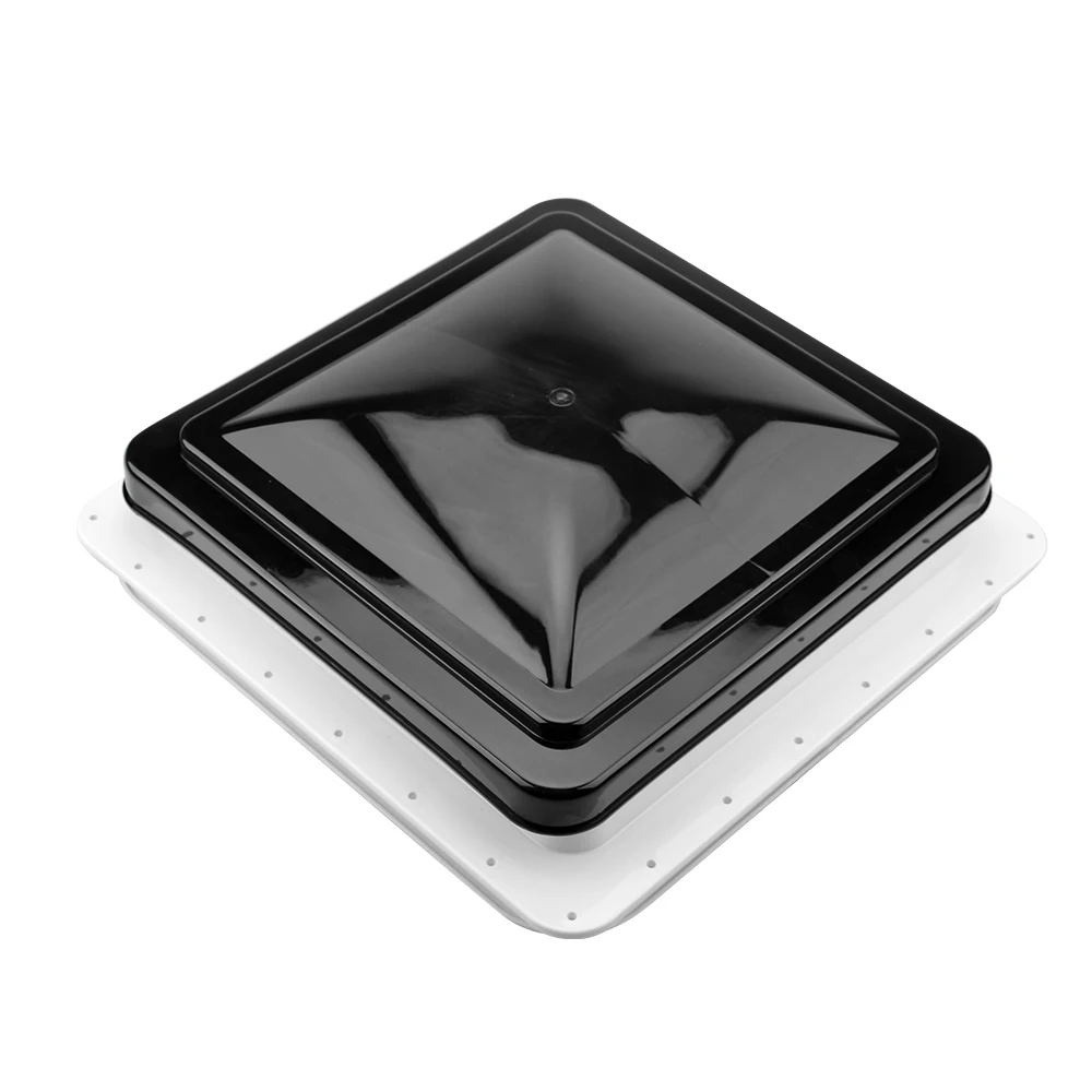 RV Trailer Caravan Camper Roof Vent Cover with a fan and motor Universal Fits 14'