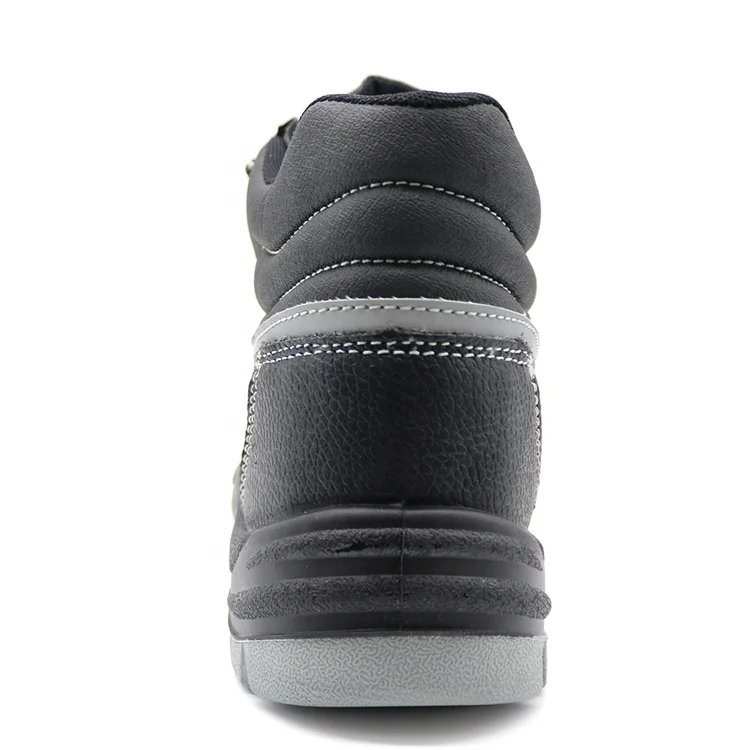 CE Verified Anti-slip Oil Water Proof Prevent Puncture Steel Toe Men Protection Industrial Work Leather Safety Shoes