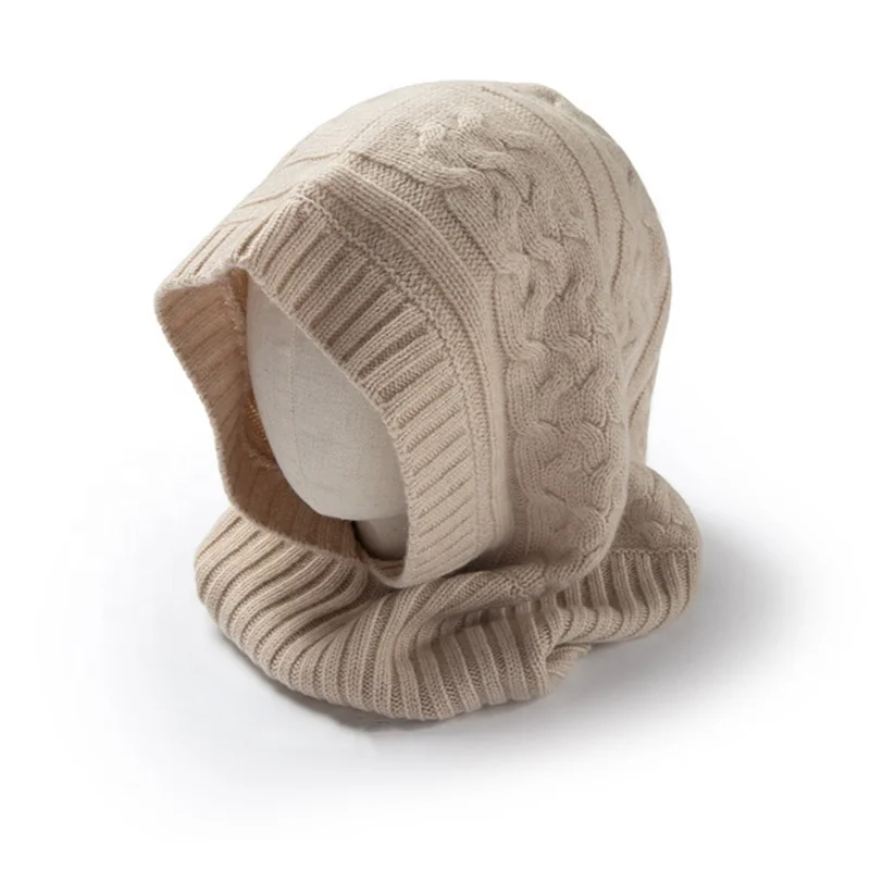 Scarf Baenie Customized Manufacture Top Quality 100%cashmere Hats Winter Custom Logo Hat Beanie