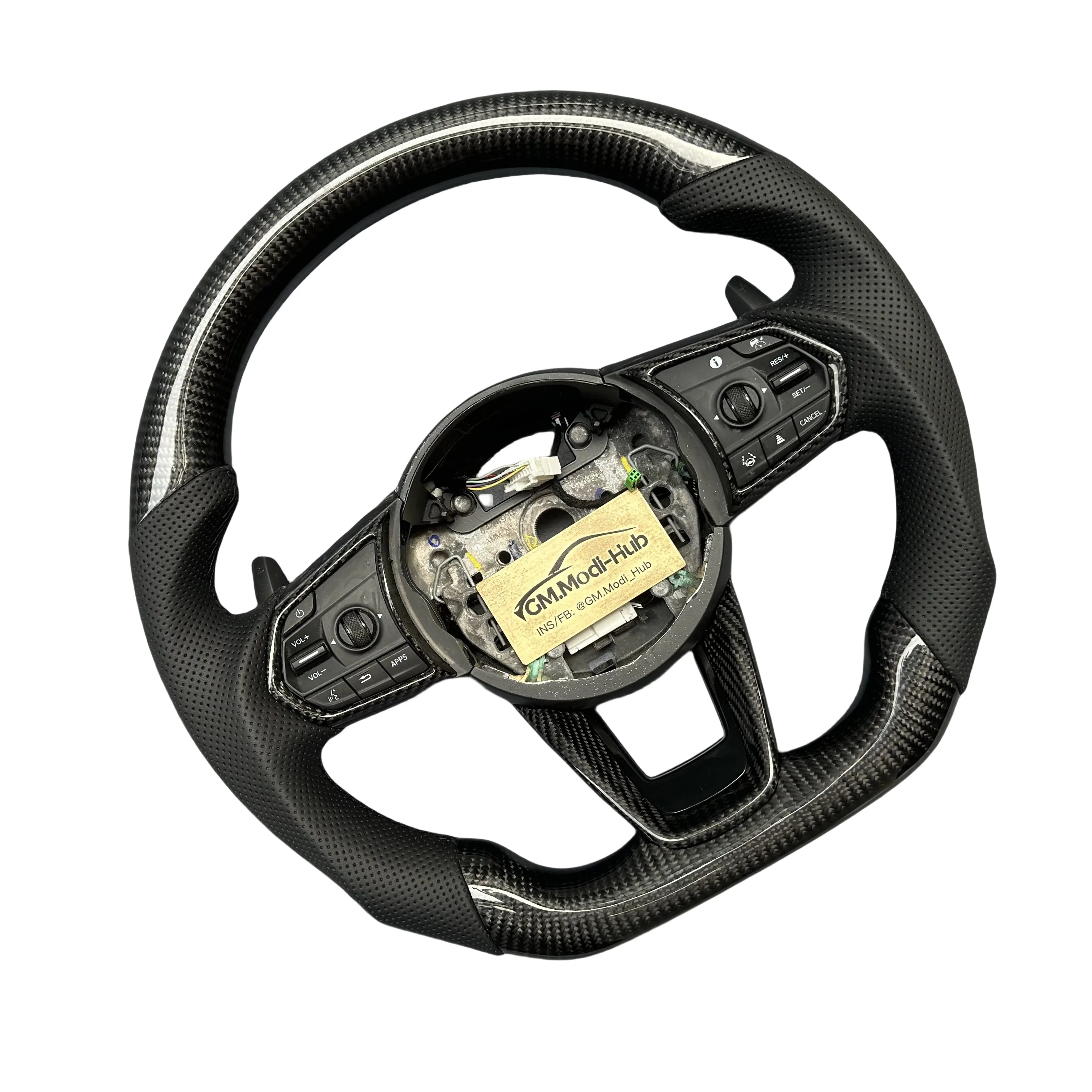 GM.Modi-Hub 100% Real Carbon Fiber Car Steering Wheel For Acura 2021-2025 TLX MDX