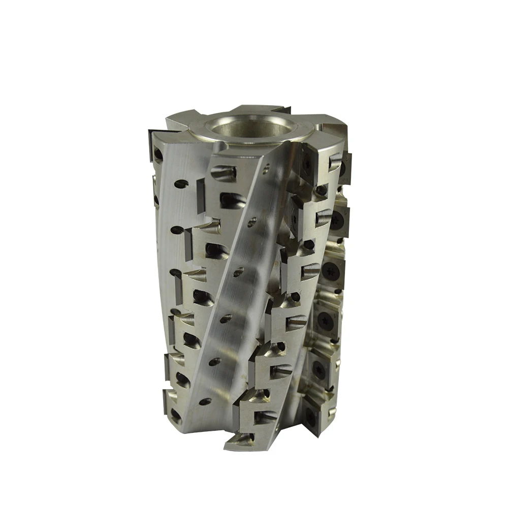 Planer Replacement Helical Cutter Head Wood Shaper Moulder Spindle Spiral Cutter