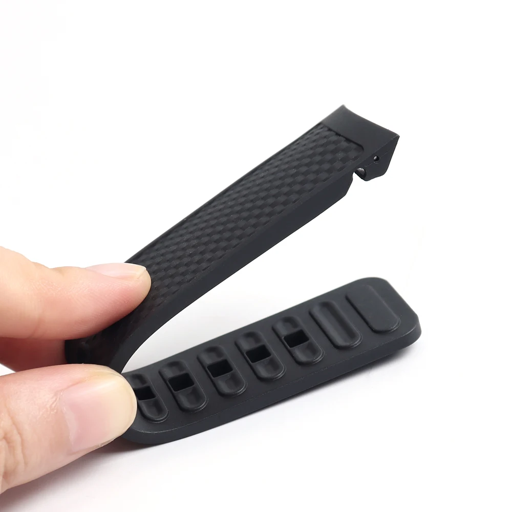 22mm Fluorine Rubber Watchband for IWC AQUATIMER FAMILY IW376806 IW379503 for Men FKM Rubber Quick Release Watch Strap