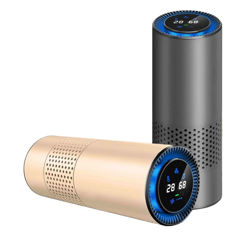 HEPA filter mini smart infrared led display pm2.5 Car air purifier AIR PURIFIER WITH HEPA FILTER