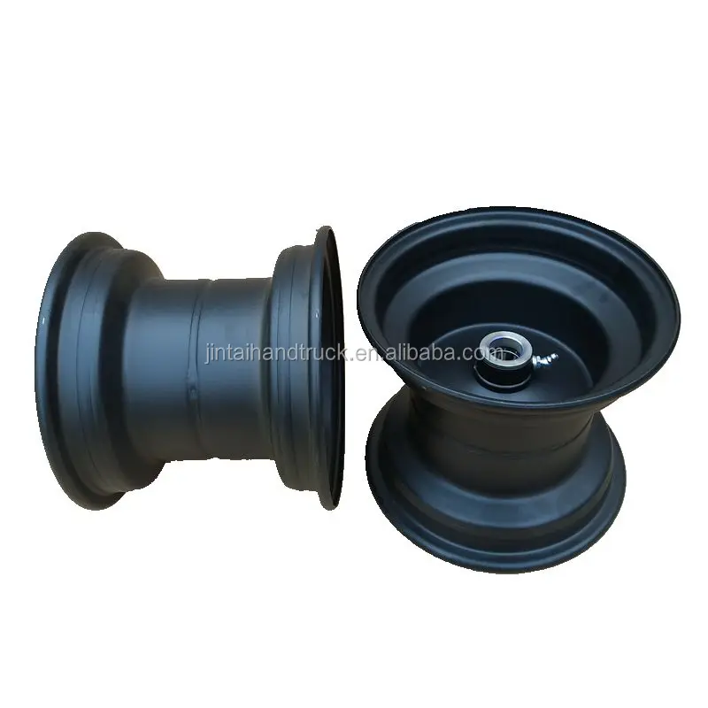 garden mower rim 8x7 rubber wheel steel rims 18x8.50-8 with roller bearing