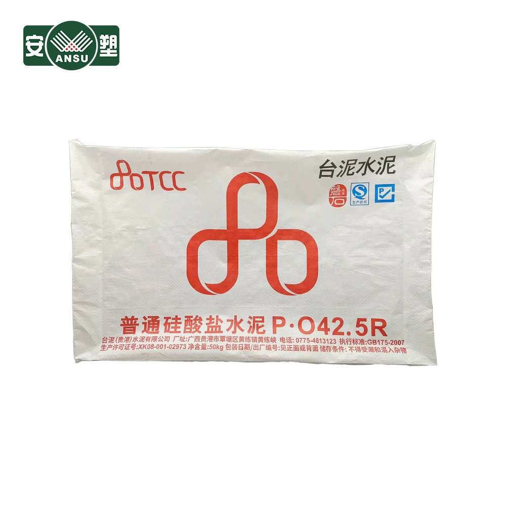 china manufacturer pp woven bag  pp valve bag cement valve packaging bag