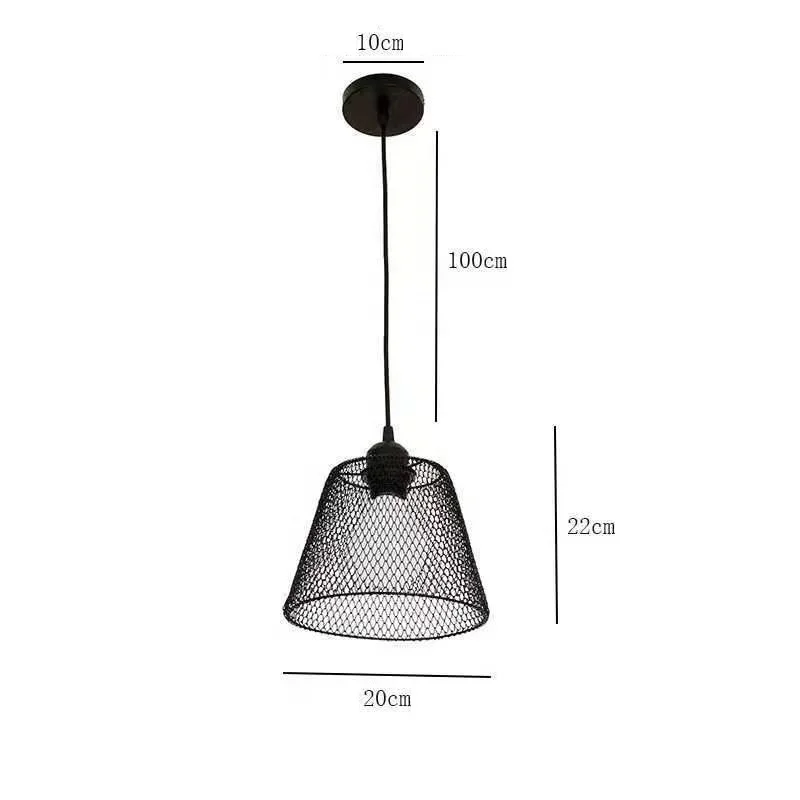 Новый дизайн треугольная форма черная металлическая сетка проволочная Подвесная лампа промышленная кухня островная комнатная сетка подвесные светильники