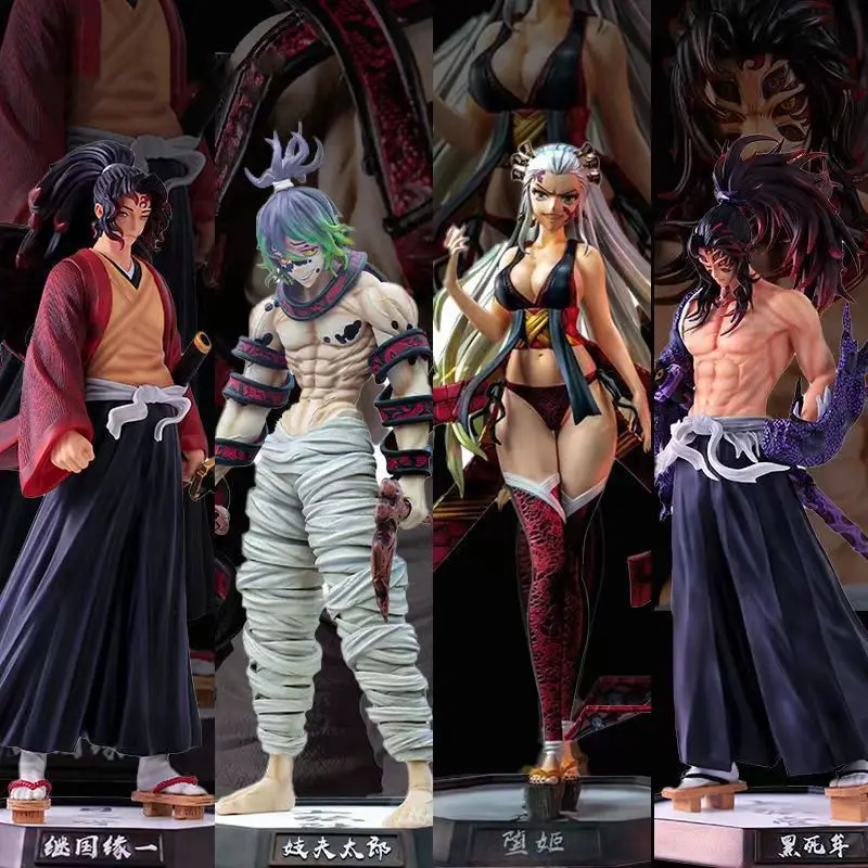 Japan Action Figure GK Daki Giyuutarou Tsugikuni Yoriichi Kokushibo Hashibira Inosuke PVC Demon Slayer Anime Figures